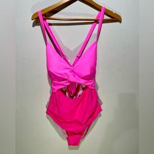 Eomenie swimsuit one piece Tummy control cutout high waisted women’s XL